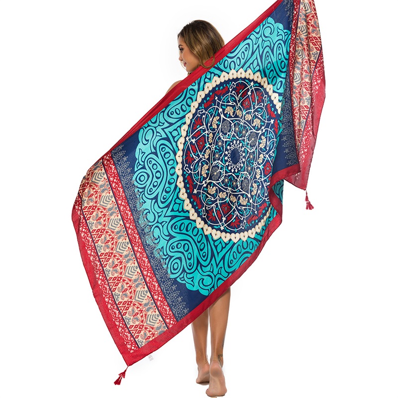 Cover Up Kaftan - 2018 Yeni 90x180 cm Dimi pamuk