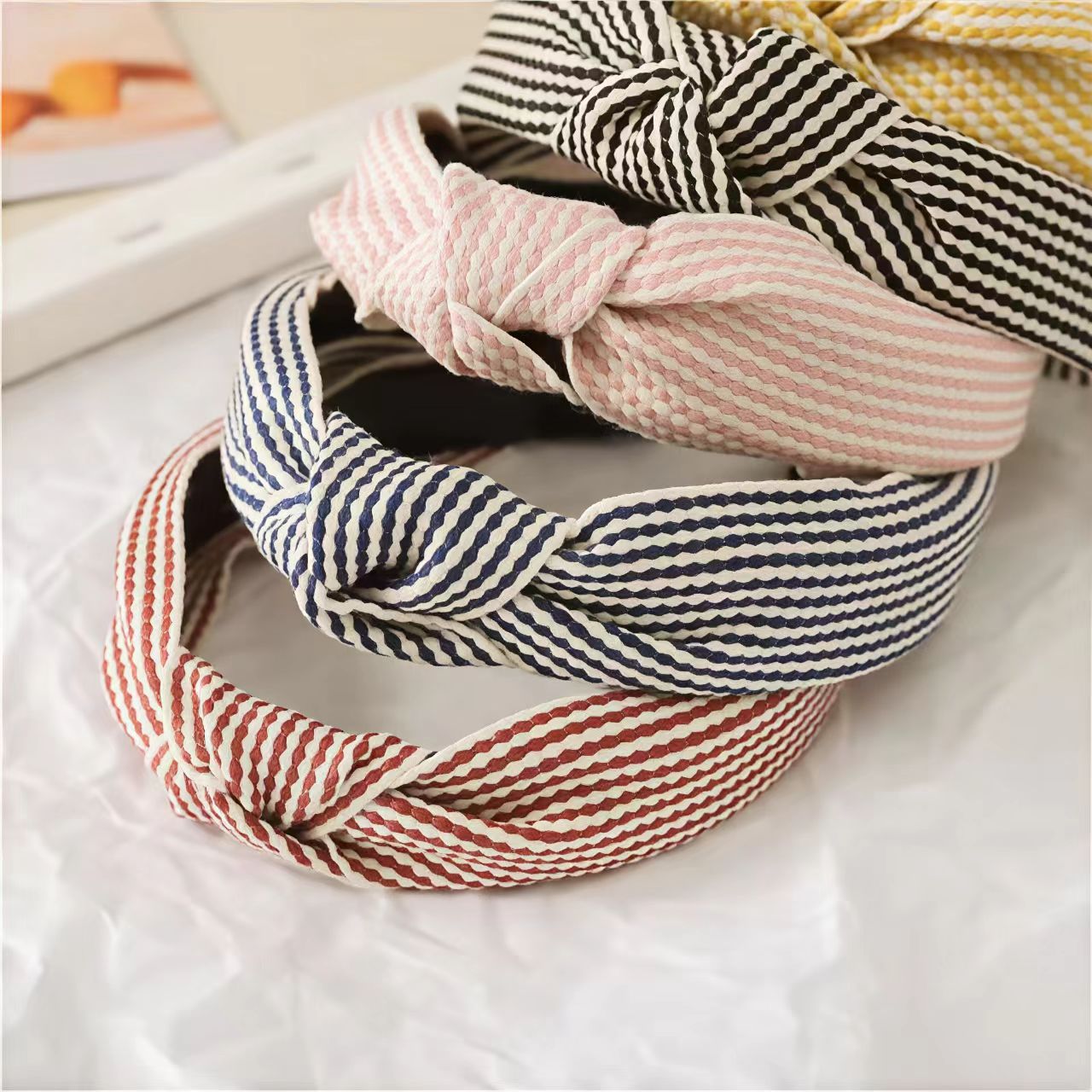 Geniş Kenarlı Kareli Saç Bandı - Headband Summer Knit incelemesi ve fiyatı