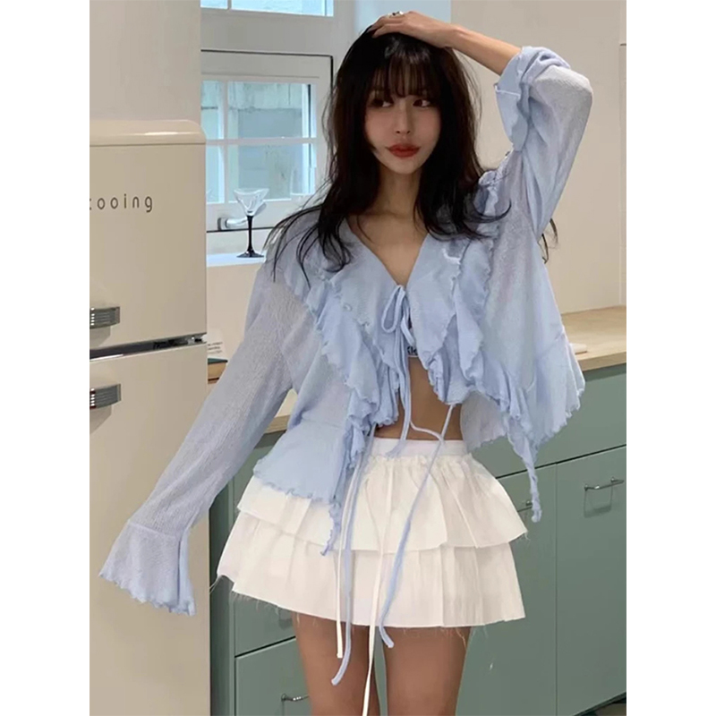 MEXZT Kırpılmış Beyaz Gömlek K - Crop Top Crochet incelemesi ve fiyatı