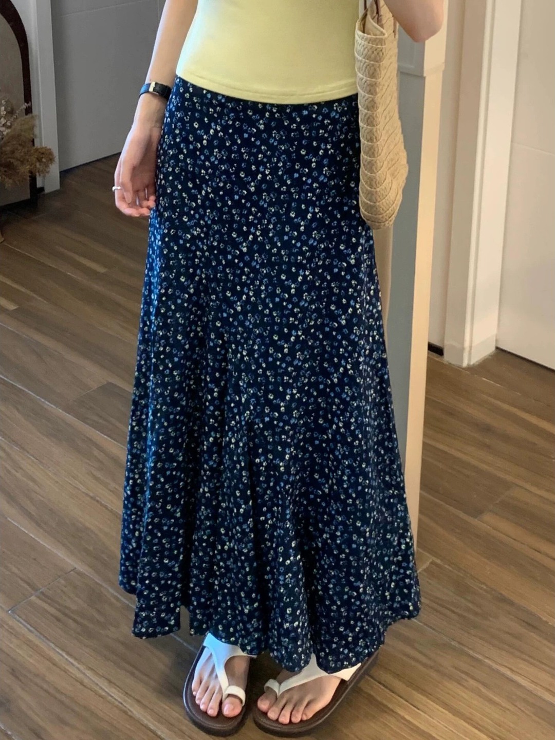 Artı Boyutu Çiçek Baskı A-Line - Midi Skirt Floral incelemesi ve fiyatı