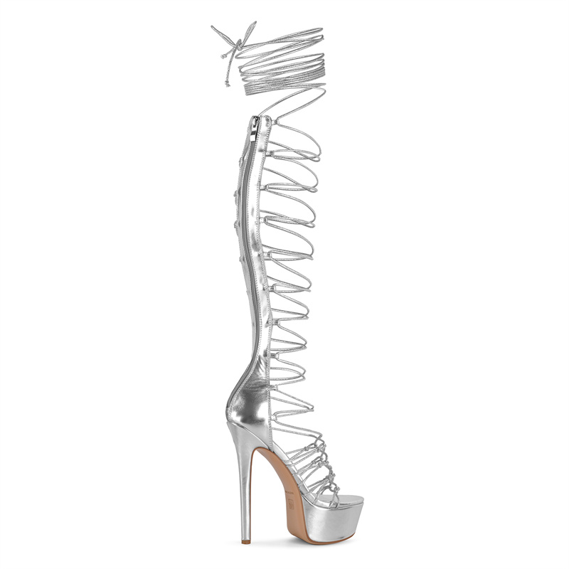 Onlymaker Gümüş Rengi, Parmakl - Sandal Strappy Heeled incelemesi ve fiyatı