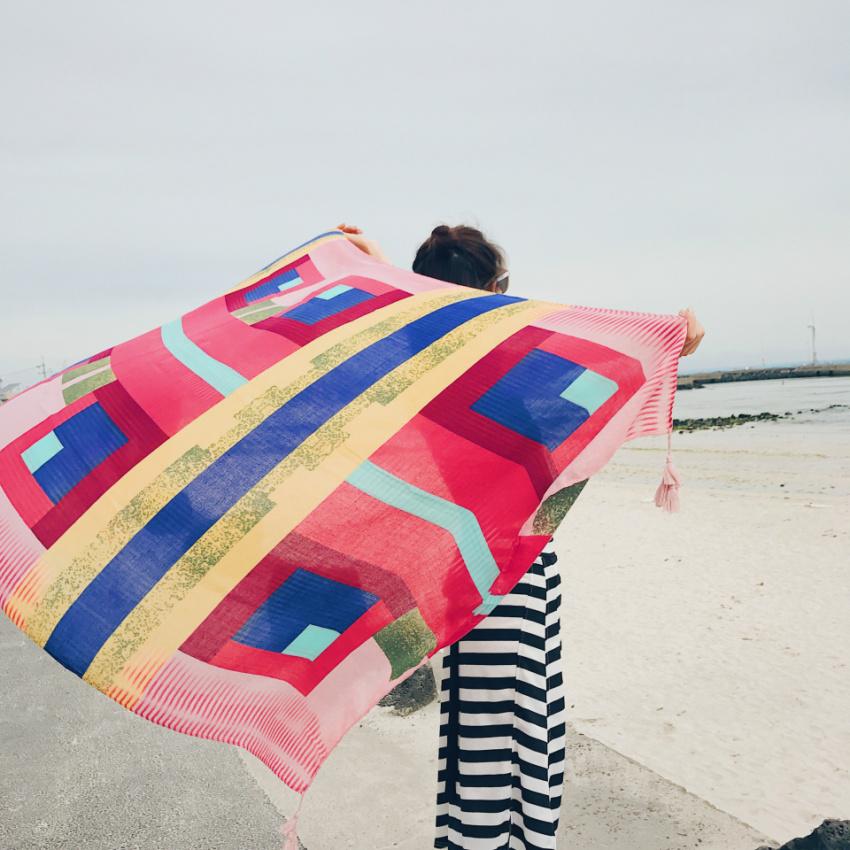 2018 Yeni 90x180 cm Dimi pamuk - Cover Up Kaftan incelemesi ve fiyatı