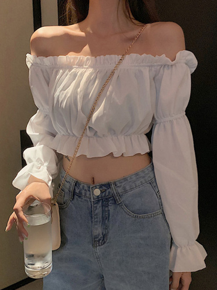 Kadın Üst Seksi Bluz Kapalı Om - Crop Top Crochet incelemesi ve fiyatı
