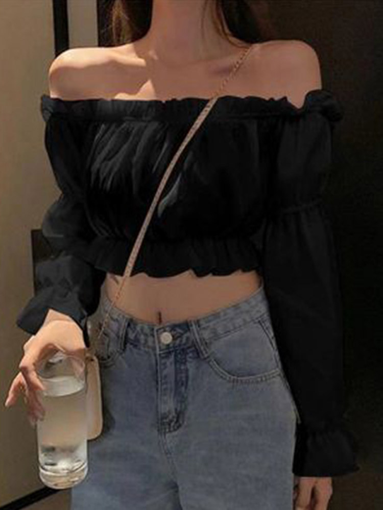 Kadın Üst Seksi Bluz Kapalı Om - Crop Top Crochet incelemesi ve fiyatı