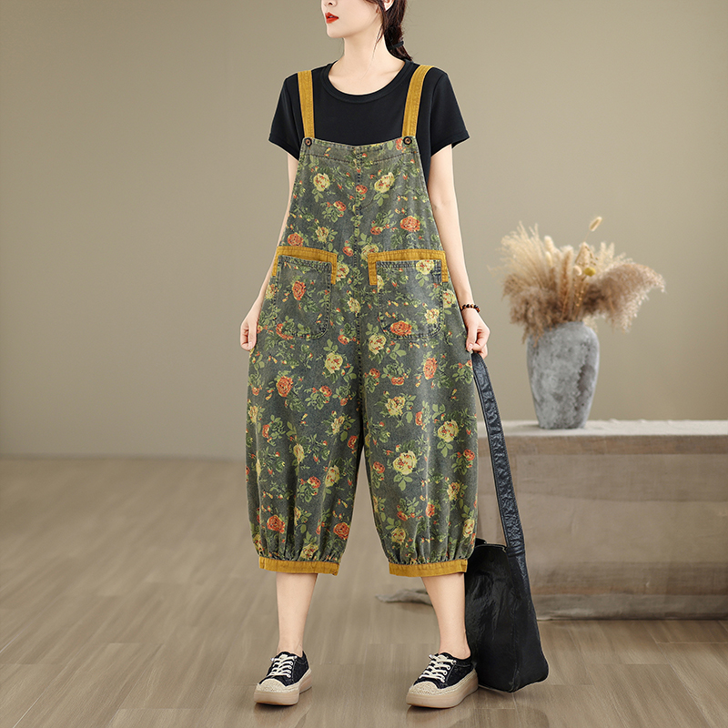 Moda Baskı Çiçek Y2K Denim Tul - Romper Floral Print incelemesi ve fiyatı